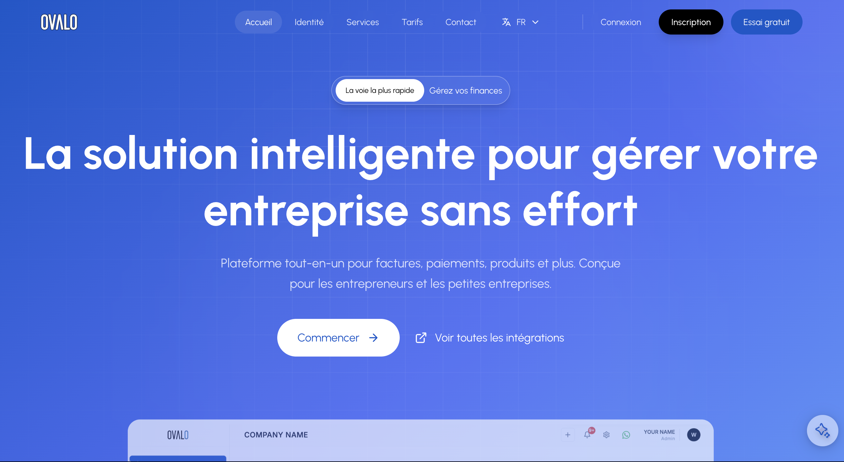 Ovalo gestion entreprise